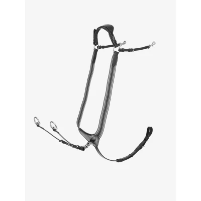 Image de LeMieux Collier de Chasse Arika Elastic Noir/Argent