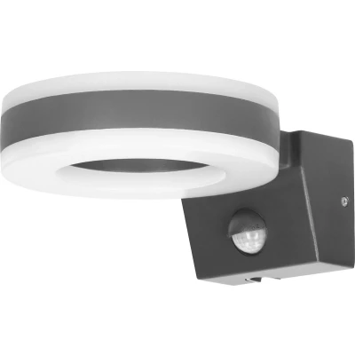 Afbeelding van Buitenlamp met Bewegingssensor HOWLIT Tuinverlichting 4000K Buitenverlichting IP65 Muurlamp 1800lm Wandlamp buiten IK10 Antraciet
