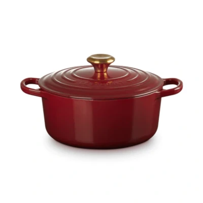 Afbeelding van Le Creuset Braad / Stoofpan Signature Rond Rhone 24 Cm