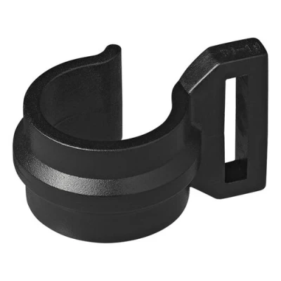 Afbeelding van Pro Plus Tentclip met Sleuf Kunststof Geschikt voor Buis Ø 20 t/m 25 mm Zwart