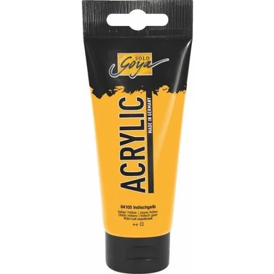 Afbeelding van Solo Goya Indian Yellow Acrylverf 100ml tube Hoge kwaliteit A merk