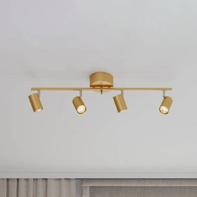 Afbeelding van By Rydéns Correct plafondspot 4 lamps mat goud