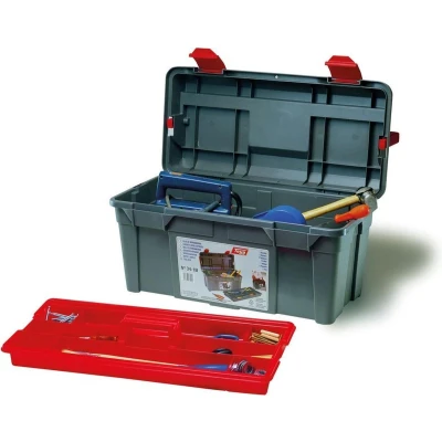 Afbeelding van Tayg gereedschapskoffer 580 x 285 290 mm met inlegbak Velleman