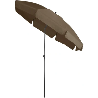Afbeelding van Platinum Aruba Parasol 200 Taupe Bruin Parasols