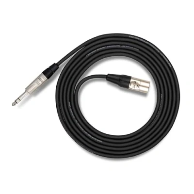 Afbeelding van Hosa HSX 003 PRO TRS naar XLR3H kabel zwart