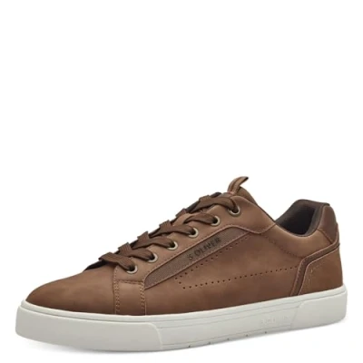 Afbeelding van s.Oliver Heren Sneaker Low 5 13652 44 Sneakers voor heren, Cognac., 45 EU