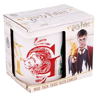 Afbeelding van Stor Harry Potter Houses Black 20082 keramische mok in geschenkdoos