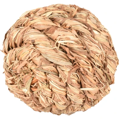 Afbeelding van Knaagdierspeelgoed Gras Bal Bruin 8 cm