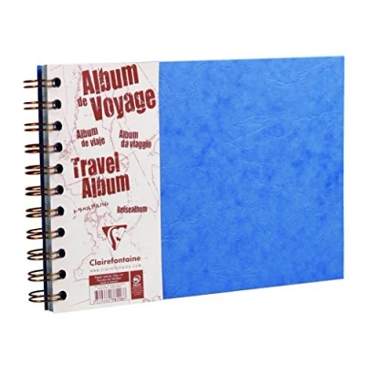 Afbeelding van Clairefontaine Reisalbum Age Bag A4 vierkant gelinieerd en wit 40 vellen