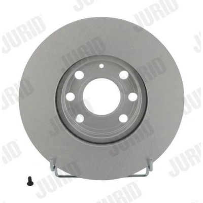 Afbeelding van JURID 562069JC Remschijf 256 24 4 100 Geventileerd Gecoat Met schroeven OPEL: Astra G CC, Coupe, Saloon