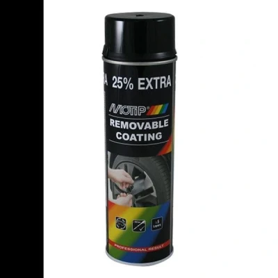 Afbeelding van Motip Removable Coating Zwart Glans 500 ml