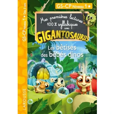 Afbeelding van Mes premières lectures 100% syllabiques avec Gigantosaurus : Les bêtises des bébés dinos