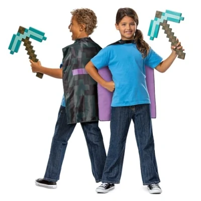 Afbeelding van Minecraft (MOJANG), Pickaxe &amp; Cape Set, Maat One Size Kind, Kind