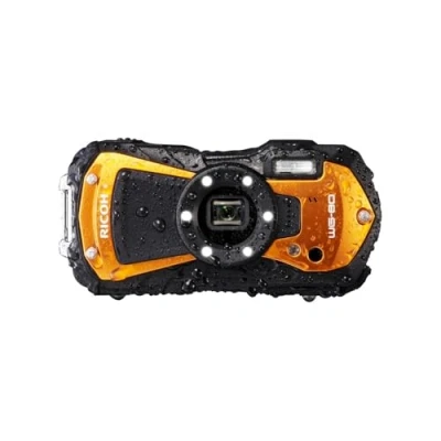 Image de Appareil photo compact étanche Ricoh WG 80 Noir et orange