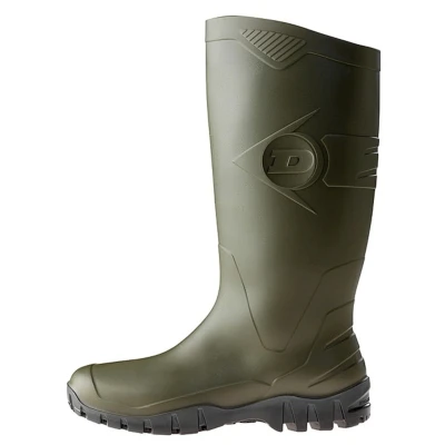 Afbeelding van Dunlop Knielaars Pvc Groen&amp;Zwart Laarzen 46