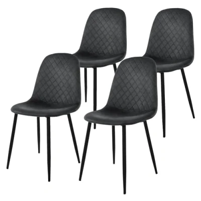 Afbeelding van Set van 4 eetkamerstoelen Wisk velvet ML Design