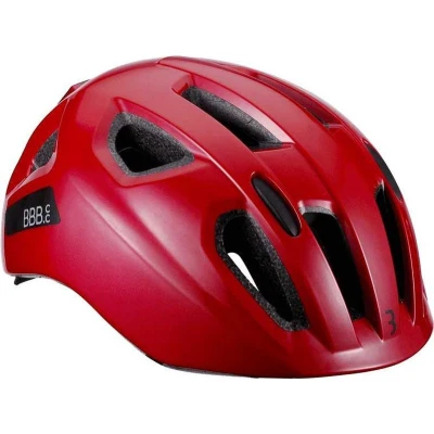 Afbeelding van BBB Cycling Sonar Kinderhelm Fiets Fietshelm Kinderen Sporthelm Kind Glanzend Rood Maat M BHE 171