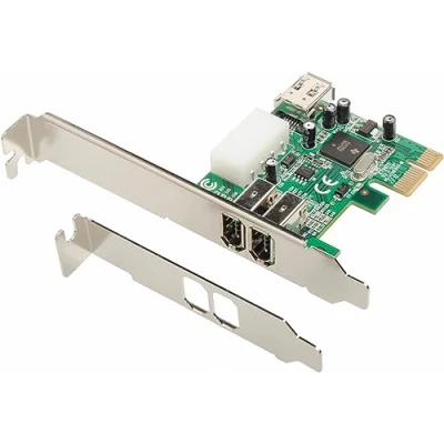 Afbeelding van Dawicontrol DC 1394 PCI FireWire Controller 3 poorten Express kaart