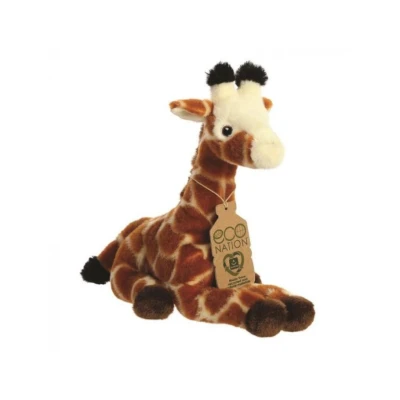 Afbeelding van Eco Nation Pluchen Knuffel Giraf 26 cm