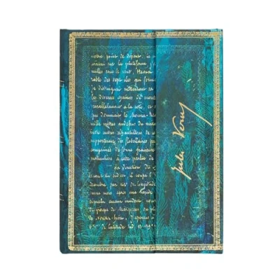 Afbeelding van Paperblanks Embellished Manuscript Verne, Twenty Thousand Leagues Midi Gelinieerd