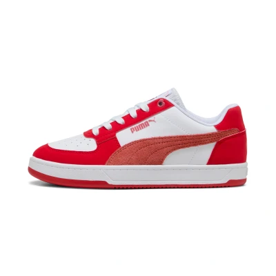 Afbeelding van Puma Caven 2.0 Idylle Sneakers laag Pink fruitdark crimson white, Dames, Maat: 40, fruit dark white Hoogwaardig imitatieleer