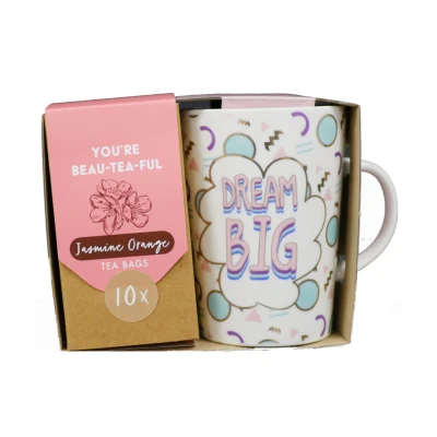 Afbeelding van Theemok Dream Big met 10 theezakjes Jasmine Orange
