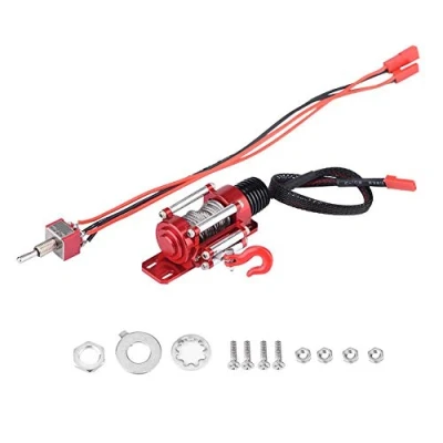 Afbeelding van Dilwe Klimmen Auto Metalen Elektrische Lier Accessoire Voor RC Crawler 1:10 SCX10 D90 D110 TF2 TRX4 KM2