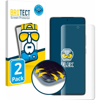 Afbeelding van BROTECT Screenprotector voor Xiaomi 14T Pro Folie Beschermfolie transparant volledig dekking (2 Stuks)