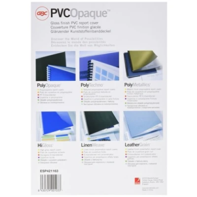 Afbeelding van GBC OpaqueCovers 100 stuks PVC inbindhoes