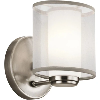 Afbeelding van Kichler LED Wandlamp Saldana 3W 3000K 300Lm 830 Dimbaar Classic Pewter