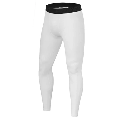 Afbeelding van PowerLayer Compressie panty heren, helder wit (wit)