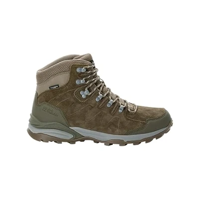 Afbeelding van Jack Wolfskin Refugio Texapore MID M Outdoorschoenen, Heren, Maat: 45, Brown Leer en textiel