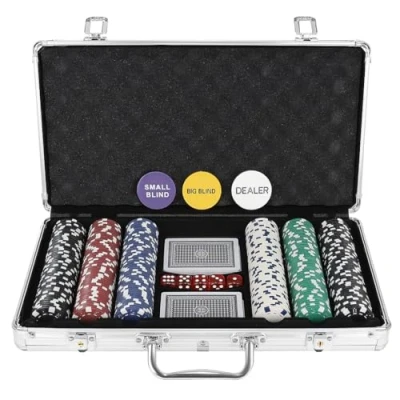 Afbeelding van Malatec Poker Set Van 300 Fiches In Koffer Hq 23528