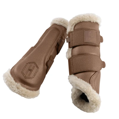 Image de Eskadron Dressage Boots Heritage Stingray Faux Fur Shetty Almond