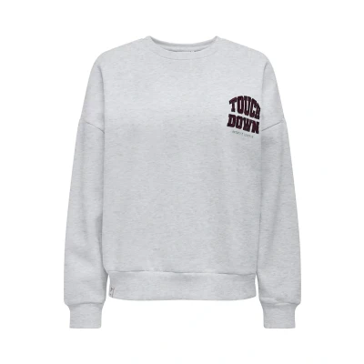 Afbeelding van ONLY Sweater Rillo Grijs dessin L