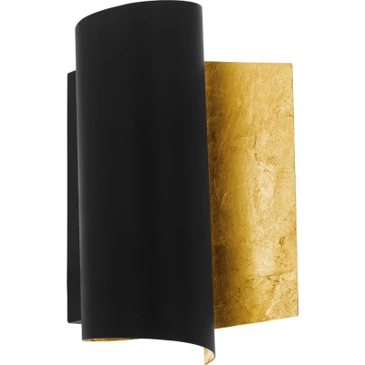 Afbeelding van wandlamp Falicetto zwart/goudkleur Goudkleurig Staal EGLO
