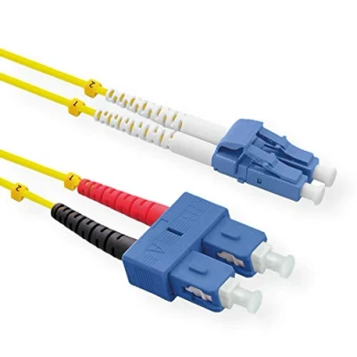 Afbeelding van Roline Patchkabel LC single mode (M) naar SC (LSOH, CAT6a, 1 m), Netwerkkabel