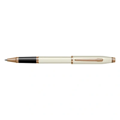 Afbeelding van Cross Century II Pearlescent White Lacquer RB Gratis graveren