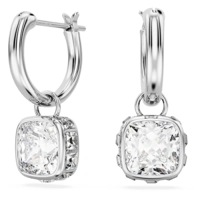 Afbeelding van Swarovski dames Stilla Mini oorringen met kristal in de kleur Zilver