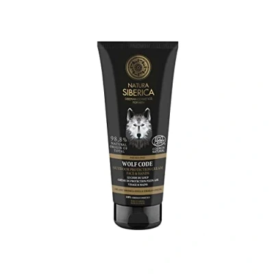 Image de Natura Siberica Crème Visage &amp; Mains 2 en 1 pour Hommes Le Code du Loup 80 ml