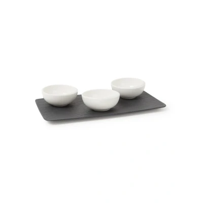 Afbeelding van Villeroy &amp; Boch Dipschaaltjes Set NewMoon 4 Delig