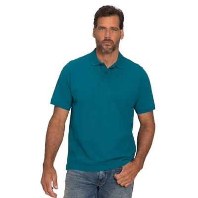 Image de JP 1880 Polo Homme Piqué, bleu océan, L