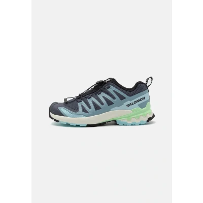 Afbeelding van Salomon XA PRO 3D V9 Trail hardloopschoenen, Heren, Maat: 42 2/3, Turbulence/iced aqua/patina green Textiel/ synthetisch