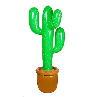 Afbeelding van Boland Opblaasbare cactus (86 cm) Kinderen en volwassenen Carnaval, Festival, Kinderfeestje, Tienerfeestje, Themafeest, Verjaardag, Vrijgezellenfeest