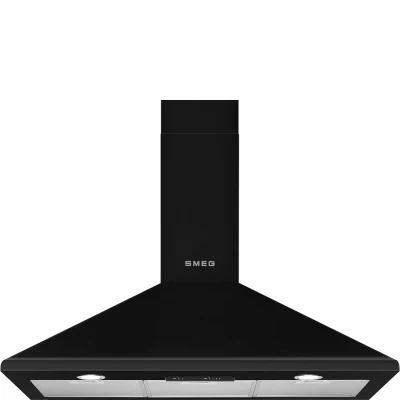Afbeelding van SMEG KSED95NEE Afzuigkap Wandschouw 90 cm Zwart