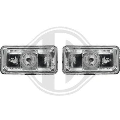 Afbeelding van DIEDERICHS HD Tuning 2212077 Knipperlampenset inbouw aan zijkant