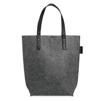 Afbeelding van Knit Factory GWEN Shopper, Dames, Maat: One Size, Anthracite
