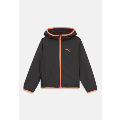 Afbeelding van Windjack met fleece voering, Zwart, Maat 9 10Y PUMA