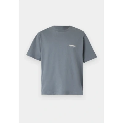 Afbeelding van Jack &amp; Jones T shirt Jorislington Type Tee Ss Crew Neck 12273640 Stormy Weather Mannen Maat M