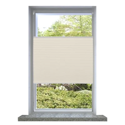 Afbeelding van Plisséjaloezie 70x125 cm crème